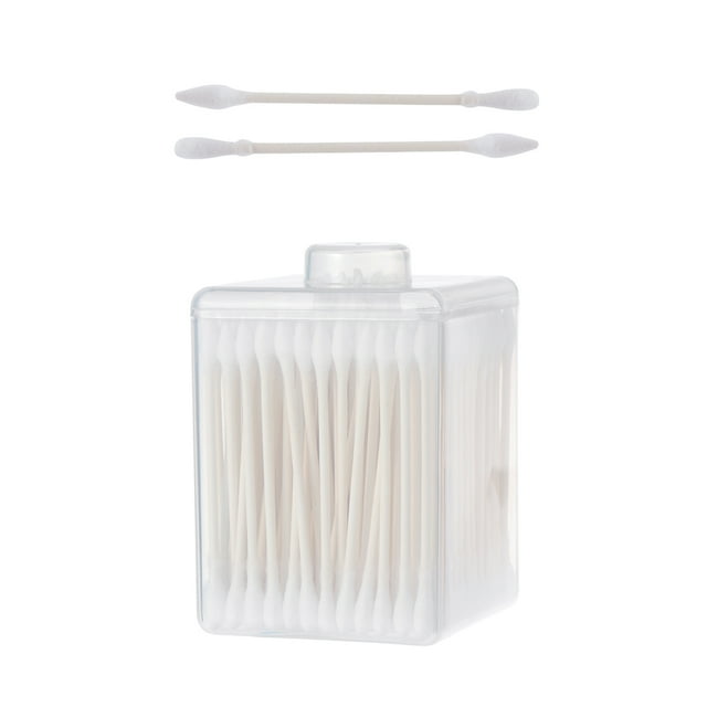OUNONA 600Pcs Reusable Cotton Swabs White Cotton Makeup Tools for General Users