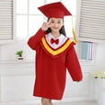 thumbnail image 3 of MZXELPRJD Graduation Cap and Gown 2025 Toddler Girls Boys Kindergarten Graduation Gown Cap Set with Tassel Baby Graduation Dress Gown with Hat 2pcs Set, 3 of 9