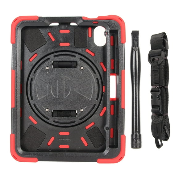 ZOUSSIQI Tablet Protective Case for IOS Mini 6 Rugged Tablet Multifunction Case with Hand Strap Kickstand and Shoulder Strap EL225#51794