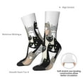 thumbnail image 4 of Logiee Colors Cats Print Adult Socks for Men & Women,Calf Socks, Ankle Socks,Boots Socks,Breathable Casual Sock,Unisex Crew Socks, 4 of 6