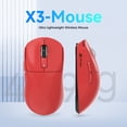 thumbnail image 3 of ATTACK SHARK X3 49g SUPERLIGHT Gaming Mouse, PixArt PAW3395 Sensor, BT/2.4G Wireless/Wired, 6 Adjustable DPI up to 26000, for Win10/11/Xbox/PS/Mac, 3 of 9