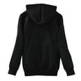 thumbnail image 2 of LowProfile Sweatshirt Hoodies for Women Plus Size Long Sleeve Casual Tops Warm Sherpa Lined Zip Up Hooded Jacket Coat Winter Fall Sweatshirts Black XXL, 2 of 7
