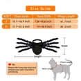 thumbnail image 5 of Sylvtty Pet Spider Costume Halloween Furry Giant Simulation Spider Apparel for Cats Small Medium Dogs Pet Halloween Party Cosplay Dress Up Accessory, 5 of 7
