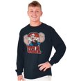 thumbnail image 5 of Popeye The Sailor Man USA Muscle Long Sleeve TShirt Men Women Brisco Brands S, 5 of 6
