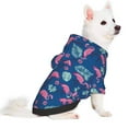 thumbnail image 2 of Haiem Plants And Flamingos for Winter Dog Hoodie Sweatshirts with Pockets Warm Dog Clothes for Small Dogs Chihuahua-X-Large, 2 of 7