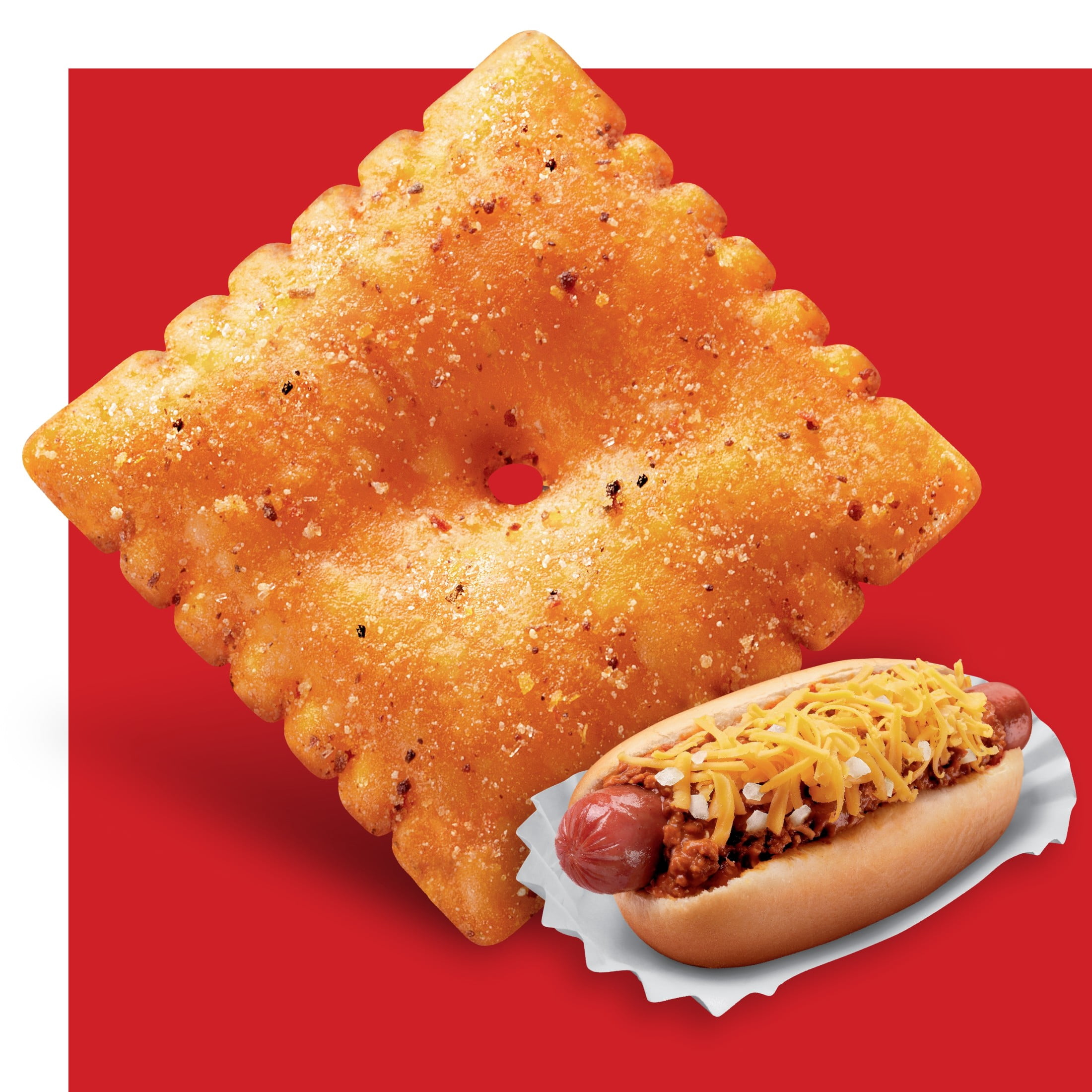 Cheez-It Chili Cheese Dog Baked Snack Crackers, Limited Edition, 12.4 oz