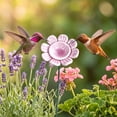 thumbnail image 5 of Ceramic Flower Pollinator Waterer Butterfly Feeder Garden Yard Decor Outdoor Watering Station for Bees Butterflies Hummingbirds, 5 of 6