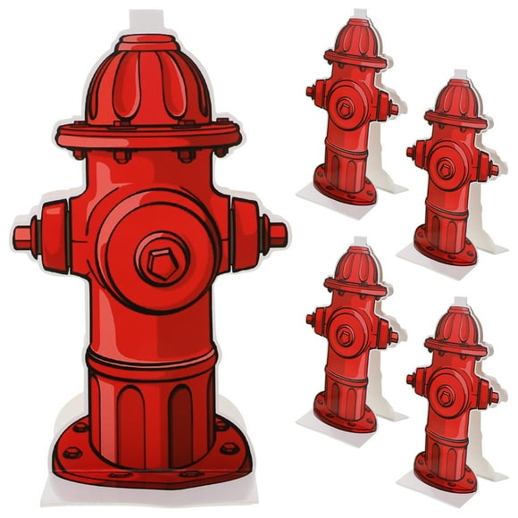 KAKOWELY 5 Sheets Dog Pee Train Toilet Column Puppy Training Toilet Urine Post Pet Train Supply Indoor Dog Potties Column Dog Fire Hydrant6.3"X2.95"X1.57"