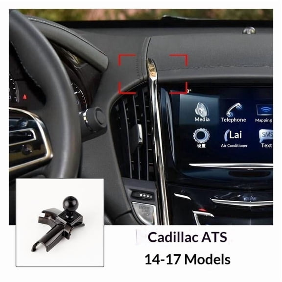 Car Phone Mount Adapter For Cadillac 2014-2017 ATS-L Holder Stand Mobile Car Cellphone Gravity Bracket Only Base
