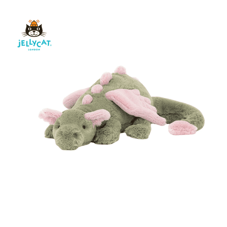 Jellycat Malachy Dragon Stuffed Animals 19.67 Inch Big Dragon Plush Toys for Kids