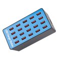 thumbnail image 4 of Hub USB de 20 puertos con protección de varios niveles, estación de carga USB de gran salida de 20 A y 5 V, enchufe británico, 4 of 5
