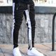 thumbnail image 1 of Pantalones deportivos informales para hombre, ropa deportiva ajustada, chándales de gimnasio, ropa de calle de Hip Hop, Joggers, K101, novedad, 1 of 5