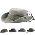 thumbnail image 3 of Sun Hat for Men Women, Fishing Hat UPF 50 Wide Brim Bucket Hat Army Green, 3 of 4