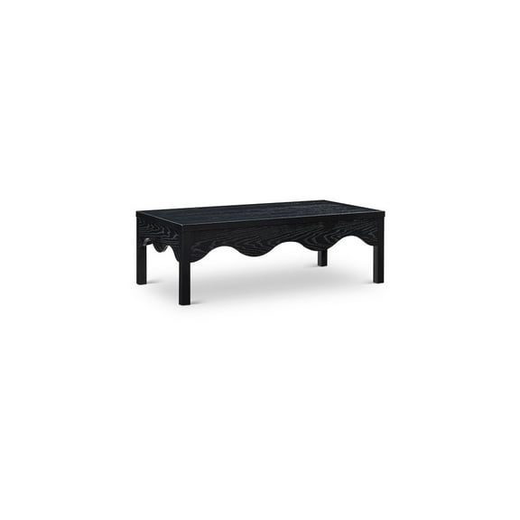 Meridian Furniture Fiora Black Oak Veneer Coffee Table