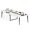 White, variant on Fnova 94.48" Conference Table with Cable Grommets, Large Boat-Shaped Meeting Room Table with Sturdy Metal Legs, Multi-Purpose Executive Desk for Office, Boardroom & Collaborative Workspaces