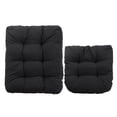 thumbnail image 2 of Xiao Hua rocking chair cushion set, suitable for rocking chair seat cushion, cushion+backrest cushion (cushion: 17 x 17 inches, backrest cushion: 17 x 21 inches), 2 of 4