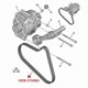 thumbnail image 4 of Drive Belt Fan Alternator Rib-Belt for Peugeot 308CC RCZ Citroen C4, 4 of 5