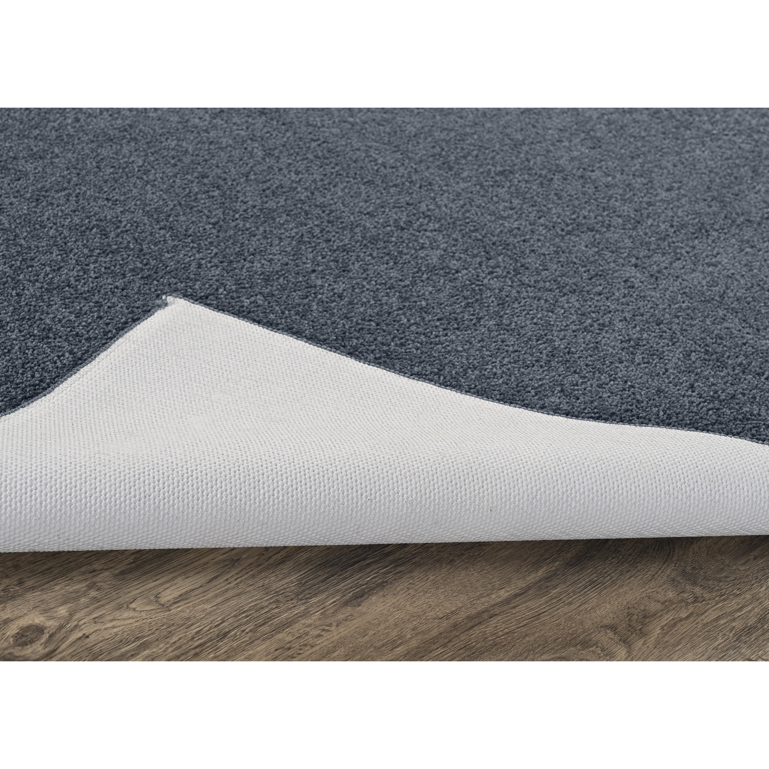 Garland Rug Palmer Plush Washable Slate Blue Indoor Area Rug, 4' x 6'
