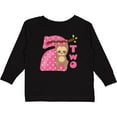 thumbnail image 3 of Inktastic Pink Sloth 2nd Birthday Girls Long Sleeve Toddler T-Shirt, 3 of 5