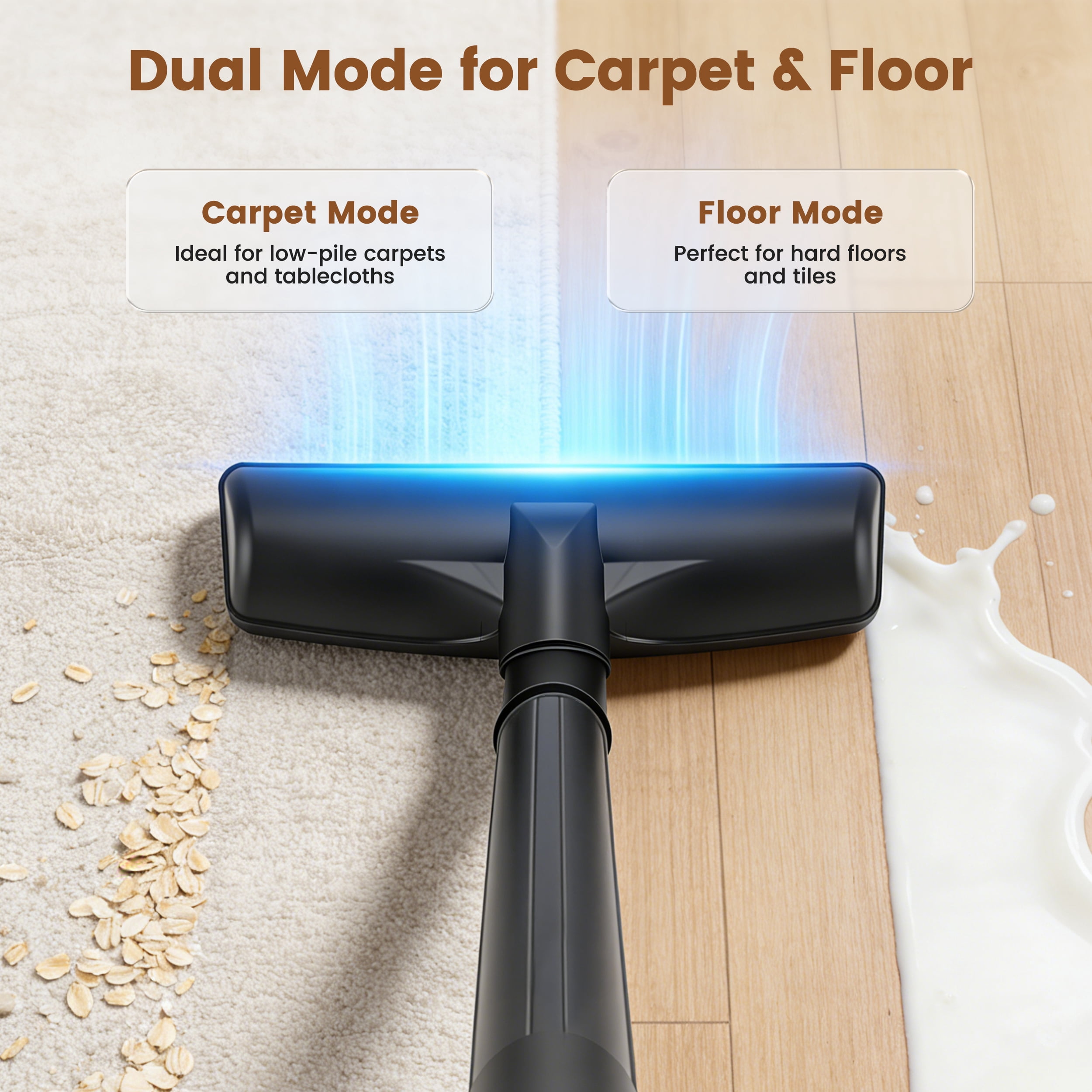 RELOIVE Wet Dry Vacuum, 2.64 Gal 1200W 5.5 Peak HP,3-in-1 Shop Vacuum Wet and Dry with Filter and Attachments for House Garage Workshop Car
