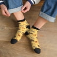 thumbnail image 3 of Fuzoiu Cute Animals Print Adult Socks, Crew Moisture-wicking Socks, Unisex Cushion Crew Socks,Casual Sports Ankle Socks, 3 of 7