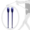 thumbnail image 1 of 2 Piezas Clubes de Gimnasia Rítmica Conectables Barras Equipamiento Baile Material Pp Portátil Manipulación Sencilla Adecuado para Danza Práctica Exhi azul oscuro, 1 of 8