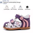 thumbnail image 2 of Ahannie Infant Boys Girls Genuine Leather Sandals with Arch Support,Unisex Baby Closed Toe Summer First Walkers Shoes(Infant/Toddler), 2 of 7