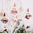 thumbnail image 4 of Juego de 3 adornos navideños para muñecas, colgante de ángel alado, decoraciones colgantes de regalo, 4 of 5