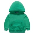thumbnail image 3 of LOVZFMLL Essentials Hoodie for Boys Solid Color Classic Athletic Hooded Sweatshirt Long Sleeve Round Neck Pocket Pullover Tops Little Boys Spring Fall Clothes 5-6 Years, 3 of 3
