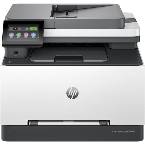 Color Laserjet Pro MFP 3301cdw Wireless All-in-One Laser Printer, Office Scanner, Copier, Fax, ADF, Duplex, Best-for-Office (74T92FR)