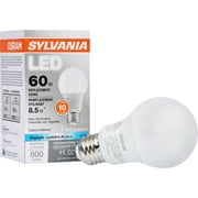 Sylvania Value Line LED Light Bulb, A19, Daylight, 60 WE, E26