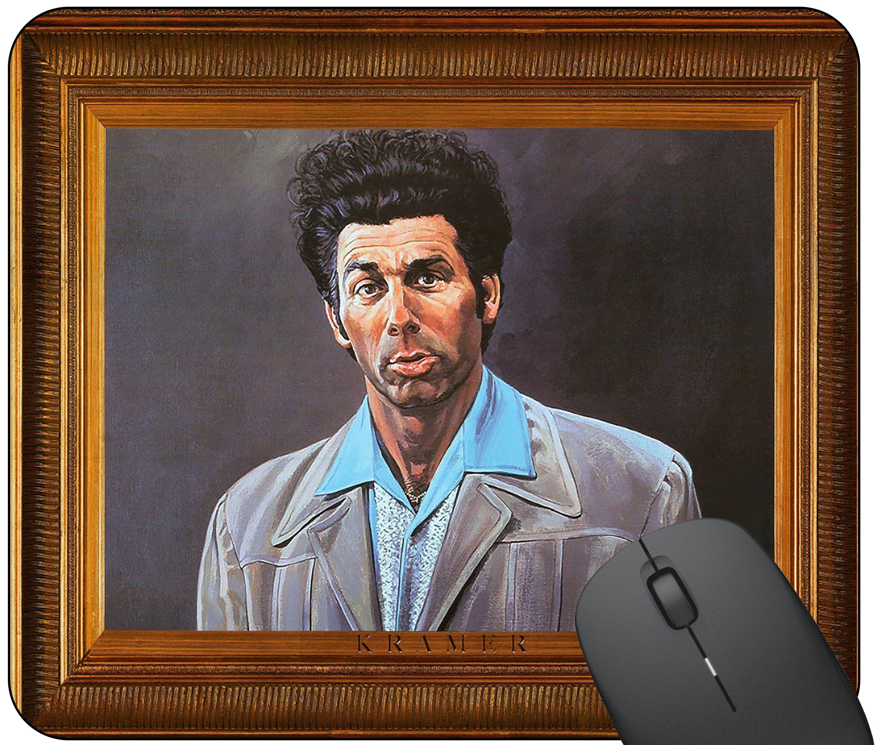 Seinfeld The Kramer Portrait Mouse Pad Standard Size (10" x 8.5