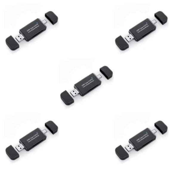 Adaptador de memoria Matsuzay Lector de tarjetas Divisor USB 2 en 1