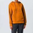thumbnail image 1 of IMENGL Hoodies trendy knit drawstring pullover, Orange M, Size M-3XL, 1 of 7