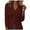 Wine, variant on Yangnuo Fall Sweaters for Women 2025 Womens Trendy Casual Sweaters Women's Solid Color Knitted Sweater V-Neck Blouses Casual Fashionable Sweater