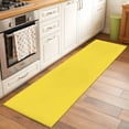 thumbnail image 3 of Yellow Large Area Rugs for Bedroom Living Room, Soft Non Slip Carpet Bedside Rug, Pure Yellow Rectangular Floor Cover Kitchen Accent Rug 2'x6' for Dining Room/Office, 3 of 9