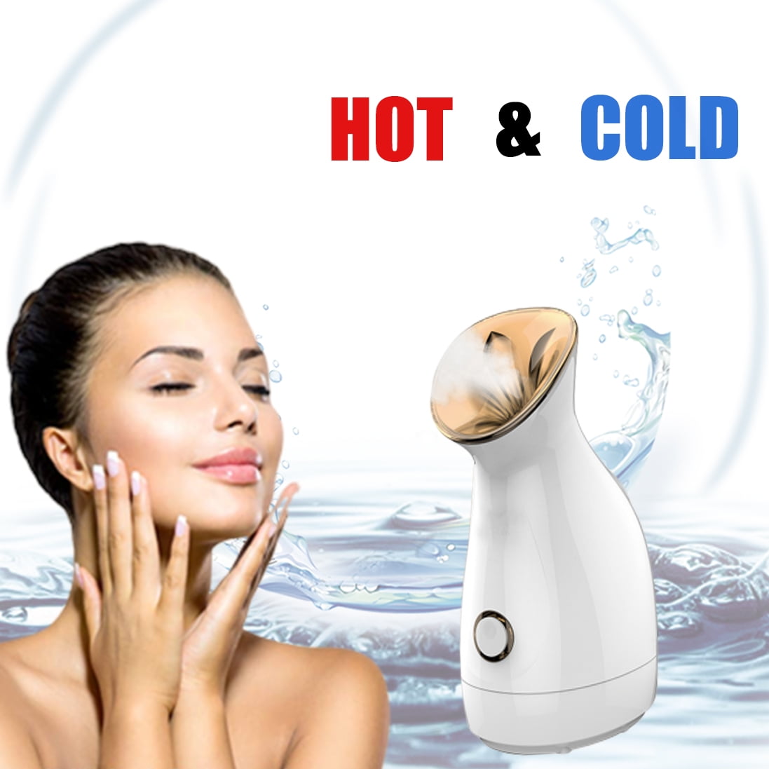 Facial Steamer Nano Ionic Facial Steamer Skin Moisturizing Warm Mist