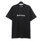 thumbnail image 1 of Comercio exterior pa angel marca de moda árbol de coco llama letra logo graffiti flujo pintura Camiseta de manga corta ropa de pareja2270# negro, 1 of 2