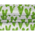 thumbnail image 5 of oneOone Velvet Green Fabric Valentine Heart Quilting Supplies Print Sewing Fabric By The Yard 58 Inch Wide, 5 of 7