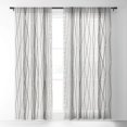 thumbnail image 4 of Deny Designs Heather Dutton Linear Cross Stone Sheer Window Curtain, 50" x 84", 4 of 4
