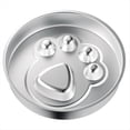 thumbnail image 1 of Comedero de Acero Inoxidable para Perros - Comedero de Metal Antideslizante para Razas Grandes y Medianas, Comedero con Forma de Rompecabezas para Cachorros con Garra, 1 of 8