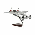 thumbnail image 3 of Lockheed P-38 Lightning® (Silver) Large Mahogany Model, 3 of 5