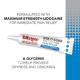 thumbnail image 4 of Blistex Cold Sore Fast-Acting Pain Relief – External Analgesic/Lip Protectant - 1 Count, 0.15oz, 4 of 6