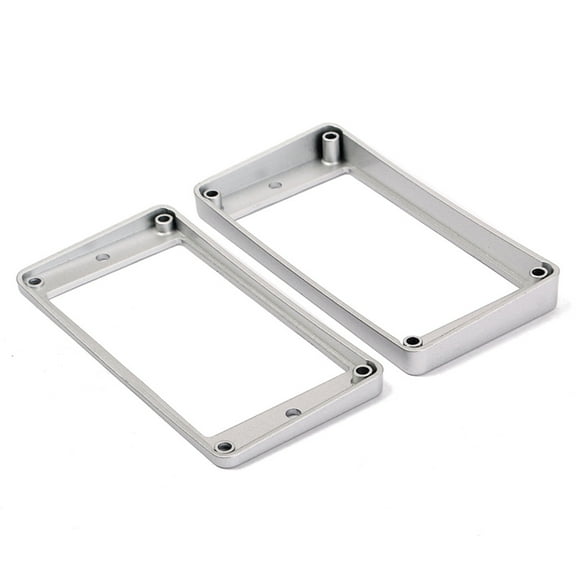 HEMOTON  Metal Frame Key Parts Guitar Pickup Rings Frames Guitars The Silver