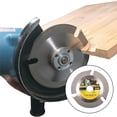 thumbnail image 3 of Disco para tallado de madera con amoladora angular, acero instrumental de 125 mm para herramientas de modelado de madera duraderas y resistentes al desgaste, accesorio universal para múltiples, 3 of 5