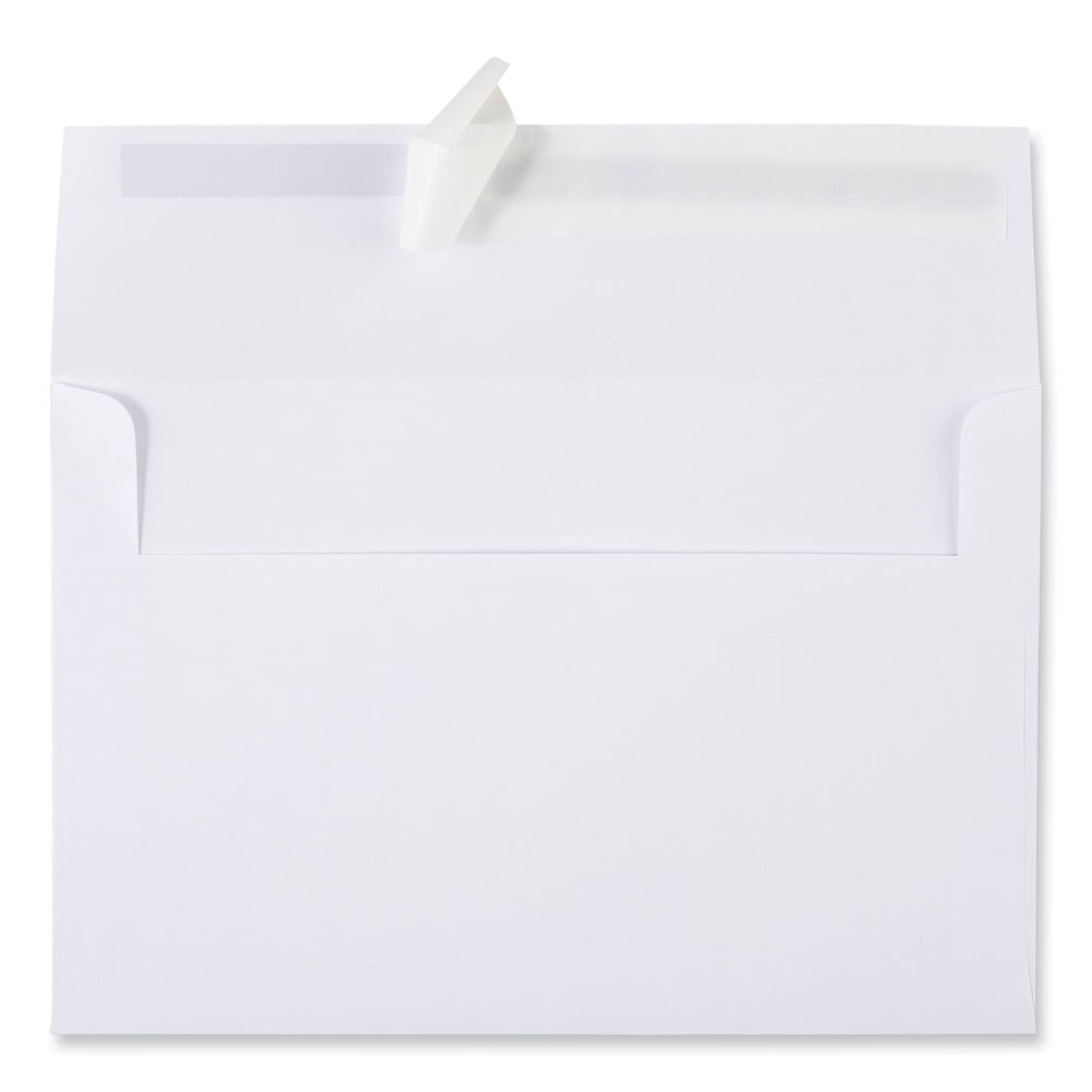 Peel Seal Strip Business Envelope, #a9, Square Flap, Self-adhsve Closure, 5.74 X 8.75, White, 100/box
