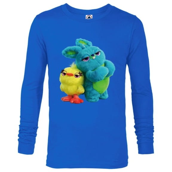 Disney Pixar Toy Story 4 Ducky and Bunny Tough Pose T-Shirt - Long Sleeve T-Shirt for Men - Customized-Royal