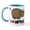White/Blue Inside, variant on CafePress - I Love Hippo Mug - 11 oz Ceramic Mug - Novelty Coffee Tea Cup