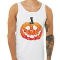 thumbnail image 2 of Pumpkin Face Ombre Tank Top Unisex Large White, 2 of 5