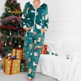 thumbnail image 2 of Mono sin orejas con capucha y cremallera de manga larga de Navidad para mujer para ropa de dormir para el hogar Fridja  hfkajh102457, 2 of 9